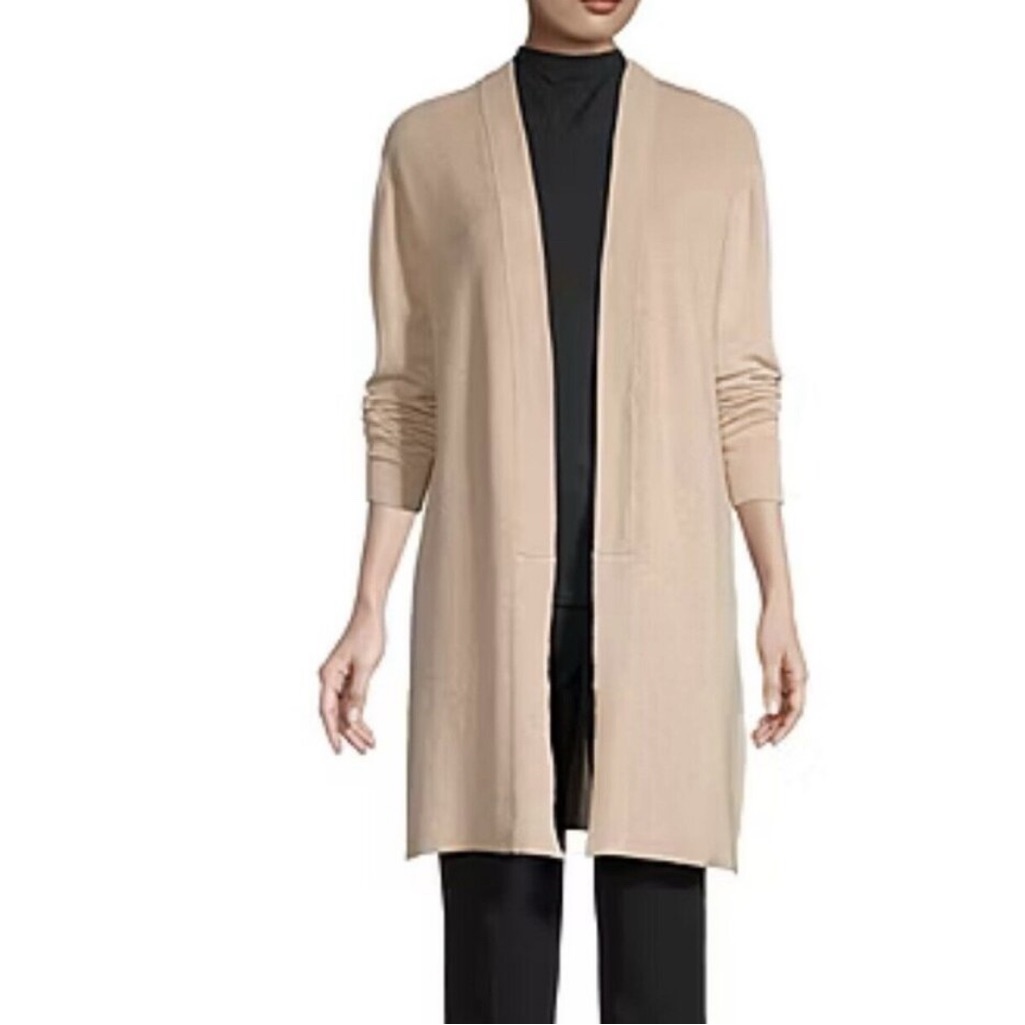 Worthington Petite Elegant Tan Cardigan